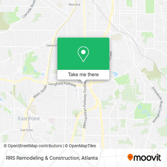 RRS Remodeling & Construction map
