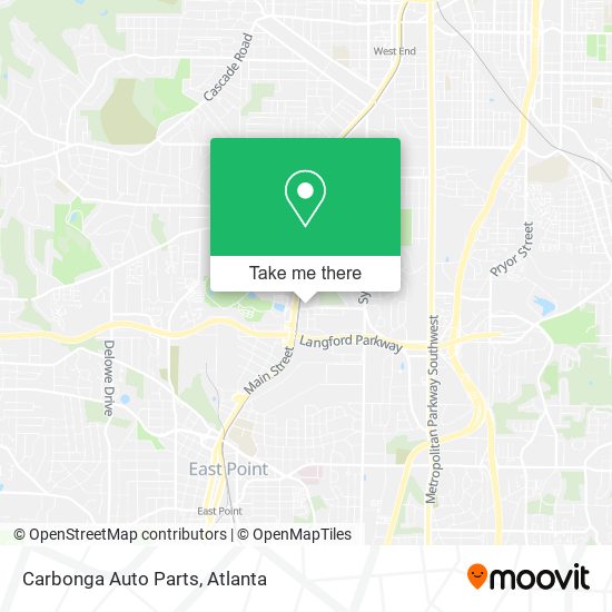 Carbonga Auto Parts map