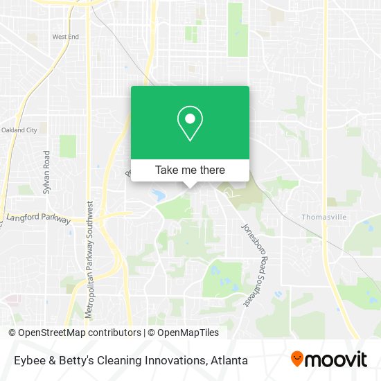 Mapa de Eybee & Betty's Cleaning Innovations