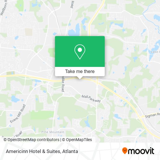 Mapa de Americinn Hotel & Suites