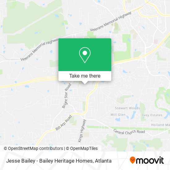 Mapa de Jesse Bailey - Bailey Heritage Homes