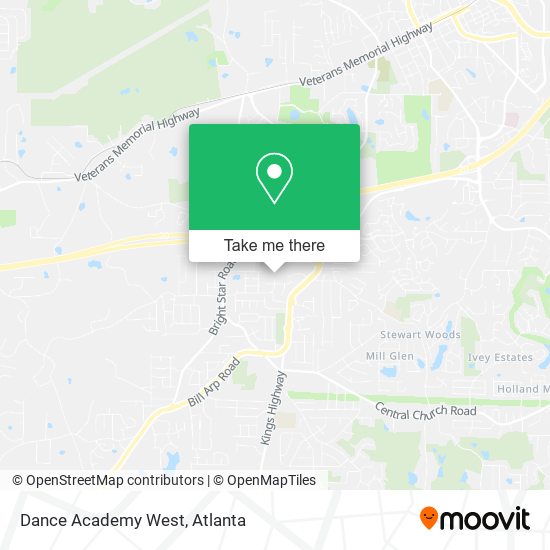 Dance Academy West map