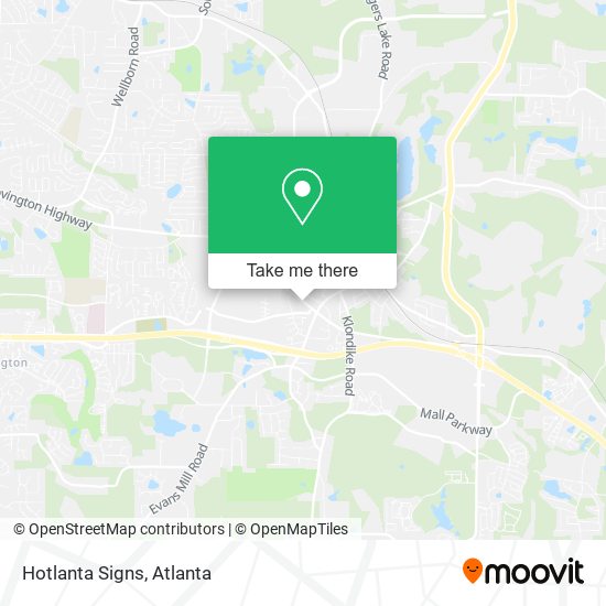 Hotlanta Signs map