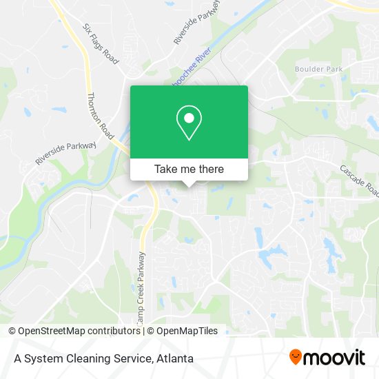 A System Cleaning Service map