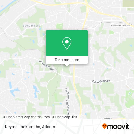 Keyme Locksmiths map