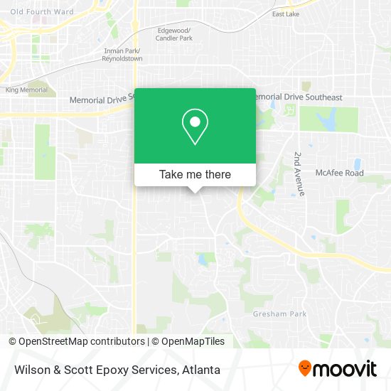 Wilson & Scott Epoxy Services map