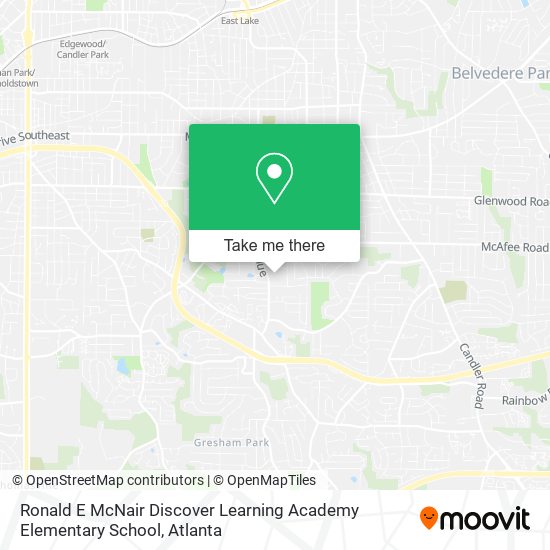 Mapa de Ronald E McNair Discover Learning Academy Elementary School