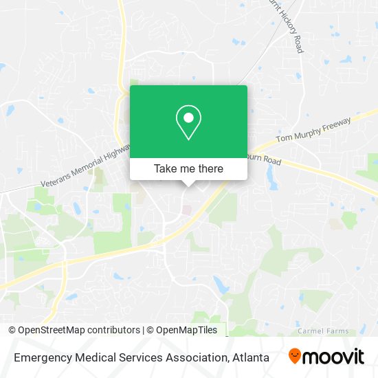 Emergency Medical Services Association map