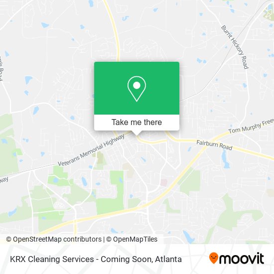 KRX Cleaning Services - Coming Soon map