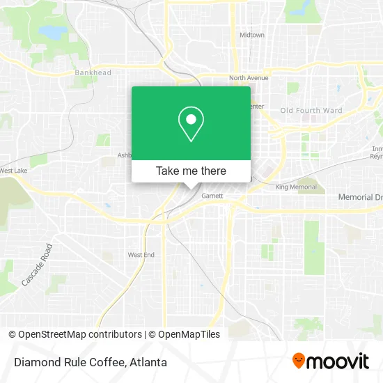 Mapa de Diamond Rule Coffee