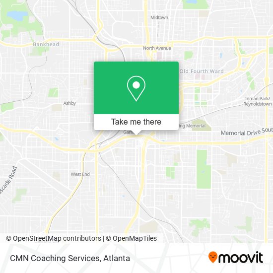 CMN Coaching Services map