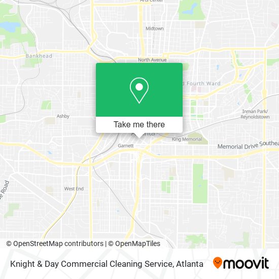 Knight & Day Commercial Cleaning Service map