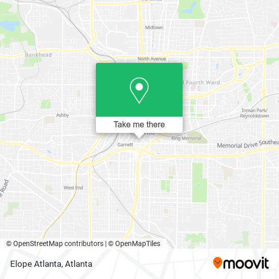 Elope Atlanta map