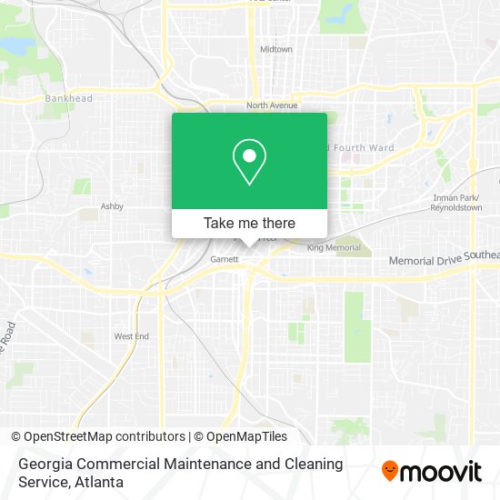 Mapa de Georgia Commercial Maintenance and Cleaning Service