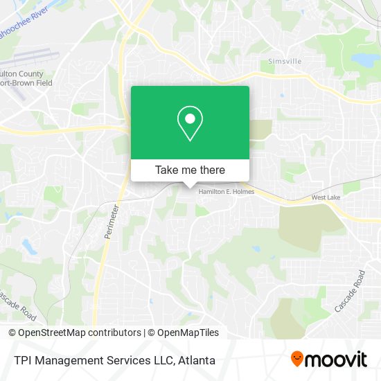 Mapa de TPI Management Services LLC