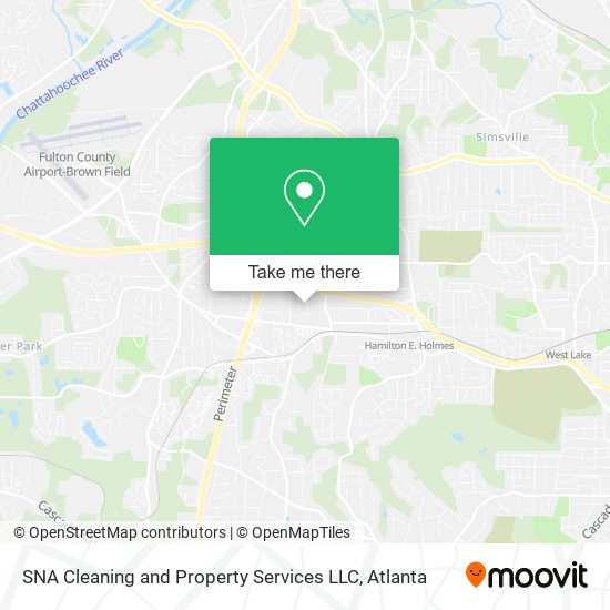SNA Cleaning and Property Services LLC map
