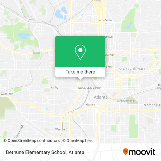 Mapa de Bethune Elementary School