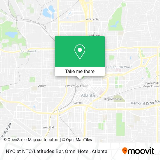 NYC at NTC / Latitudes Bar, Omni Hotel map