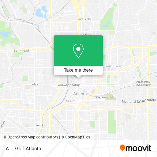 ATL Grill map