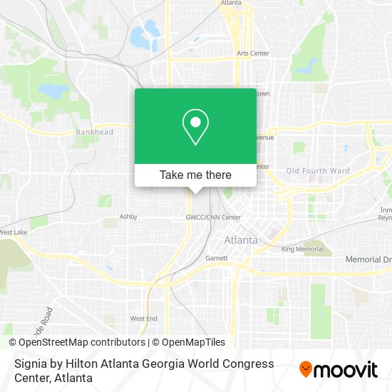 Mapa de Signia by Hilton Atlanta Georgia World Congress Center