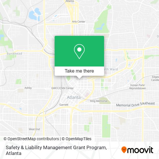 Safety & Liability Management Grant Program map