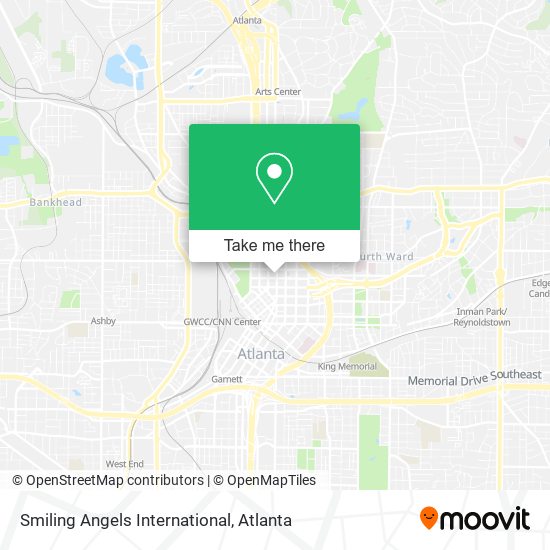 Smiling Angels International map