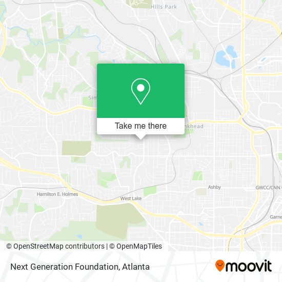 Mapa de Next Generation Foundation