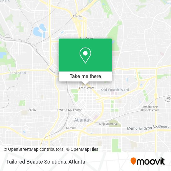Tailored Beaute Solutions map