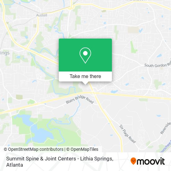 Mapa de Summit Spine & Joint Centers - Lithia Springs