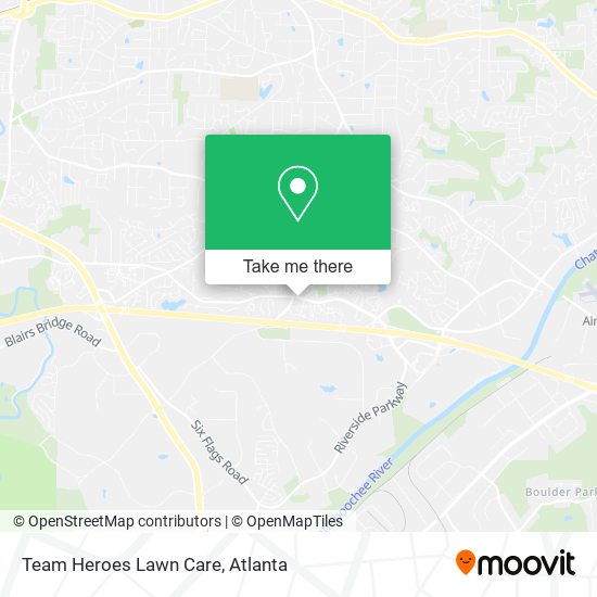 Team Heroes Lawn Care map