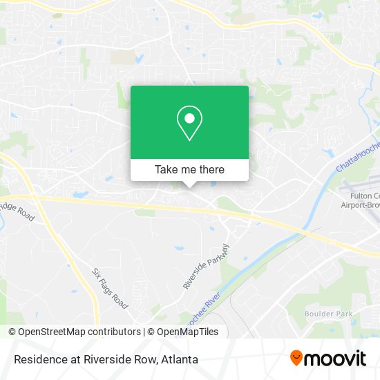 Residence at Riverside Row map