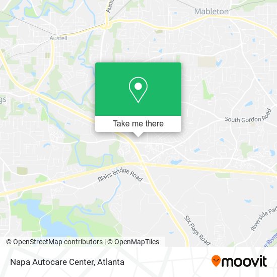 Mapa de Napa Autocare Center