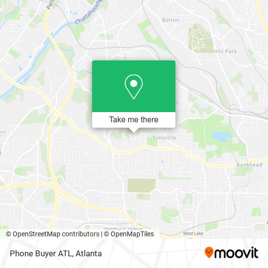 Mapa de Phone Buyer ATL