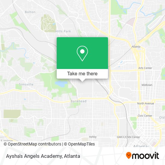Mapa de Aysha's Angels Academy