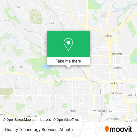 Quality Technology Services map