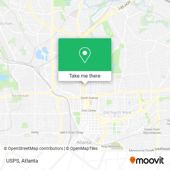 USPS map