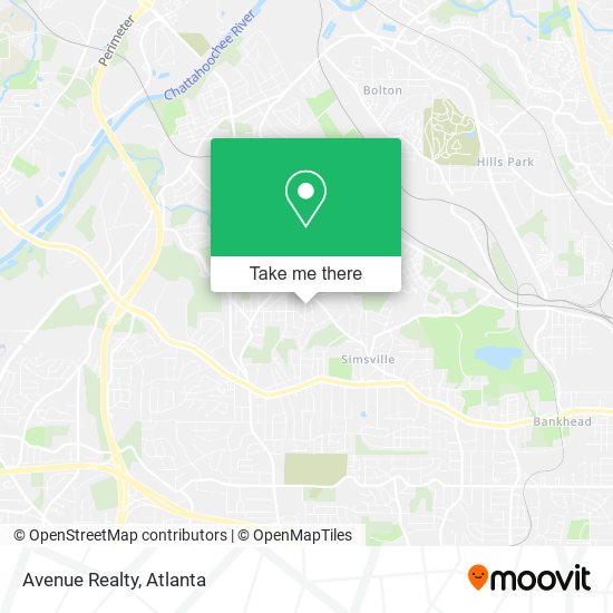 Avenue Realty map