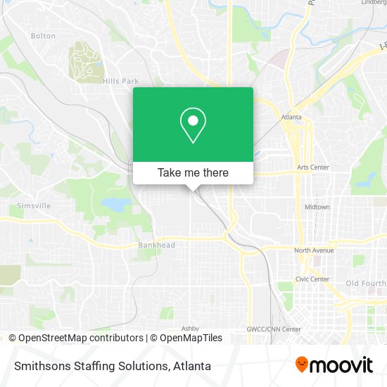 Smithsons Staffing Solutions map