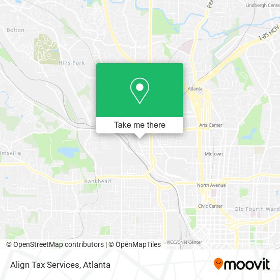 Align Tax Services map