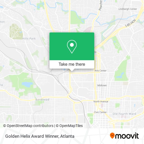 Golden Helix Award Winner map