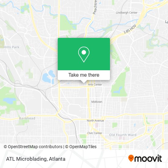 ATL Microblading map