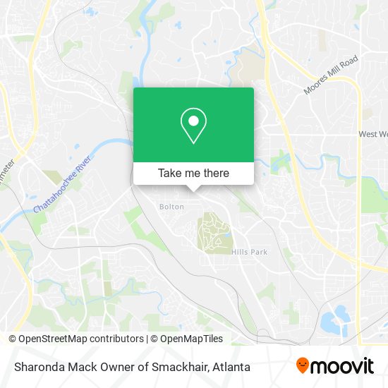 Mapa de Sharonda Mack Owner of Smackhair