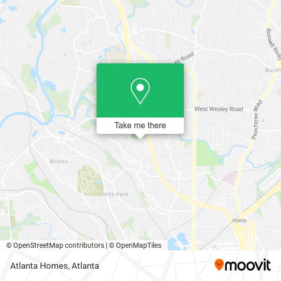 Mapa de Atlanta Homes