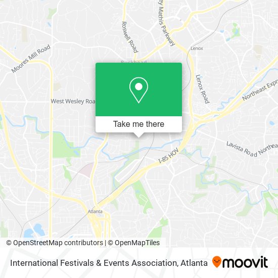 Mapa de International Festivals & Events Association