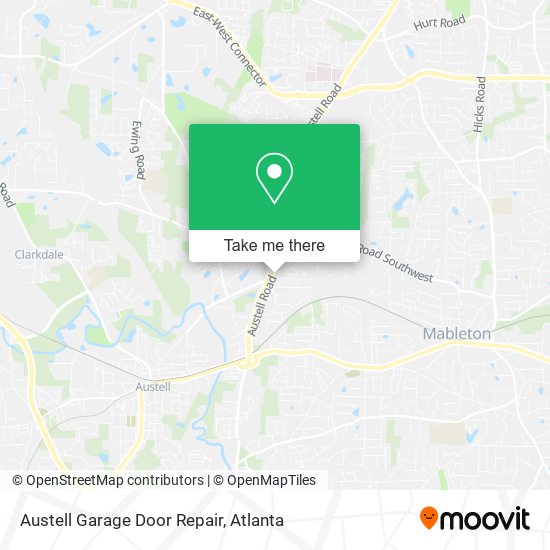 Austell Garage Door Repair map