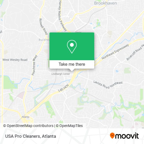 USA Pro Cleaners map