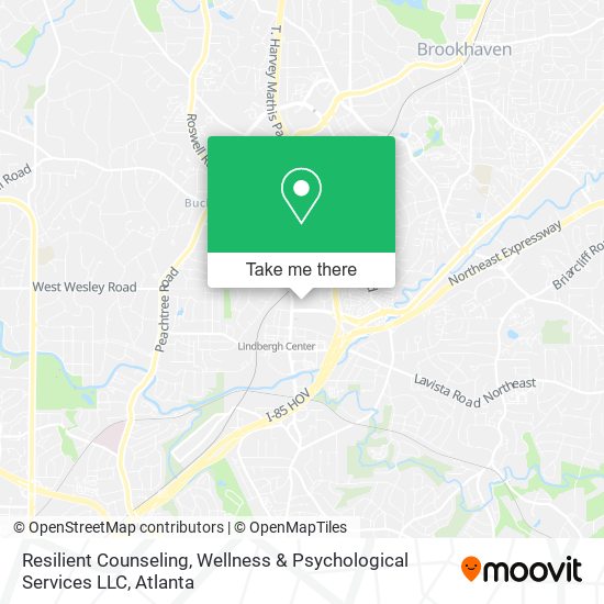 Mapa de Resilient Counseling, Wellness & Psychological Services LLC