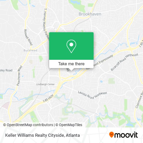 Keller Williams Realty Cityside map