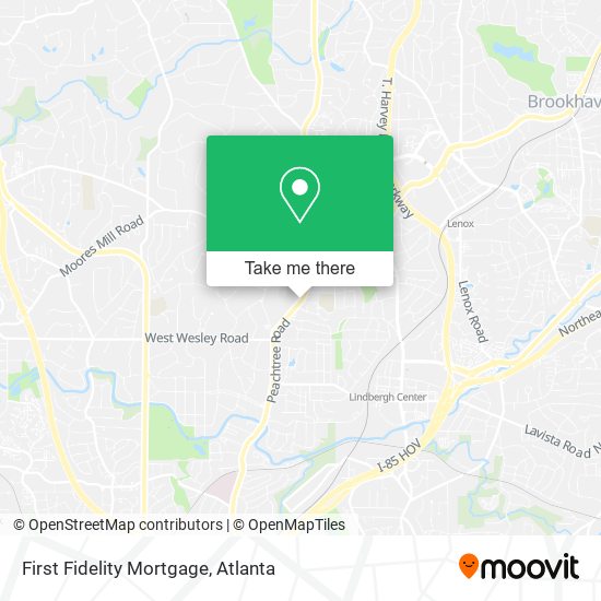 Mapa de First Fidelity Mortgage