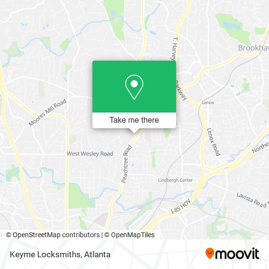 Keyme Locksmiths map